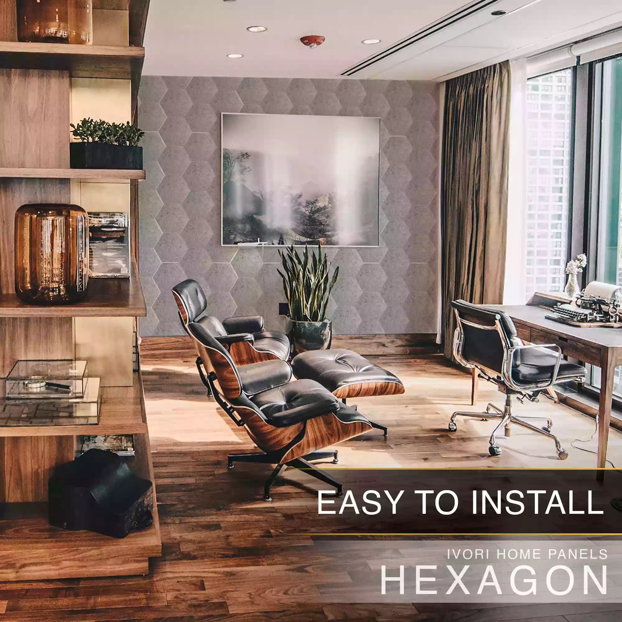 IVORI™ Hex Noise Reduction Wall Panel (12 pc set)