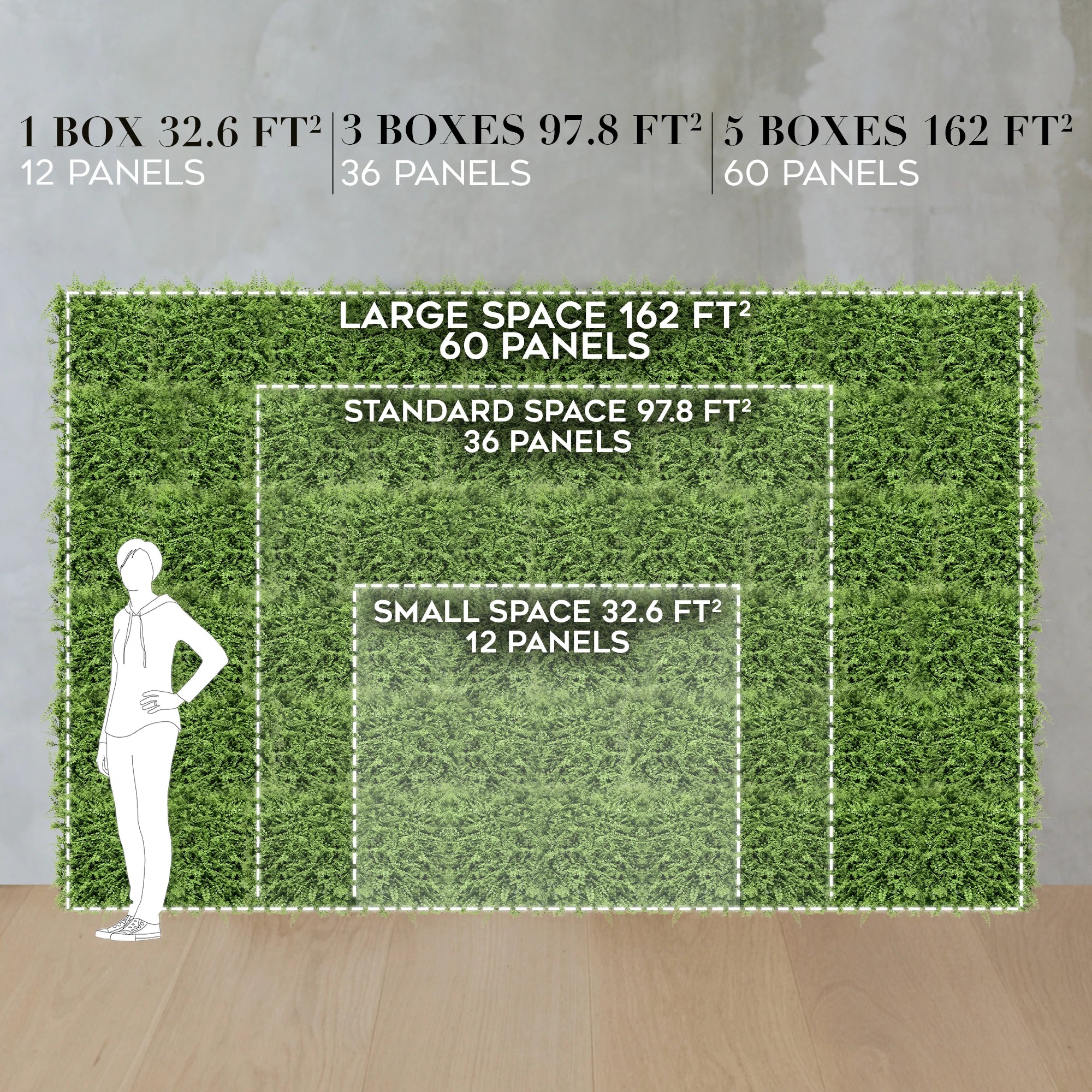 IVORI™ Fern Grass Panel (12 pc set)