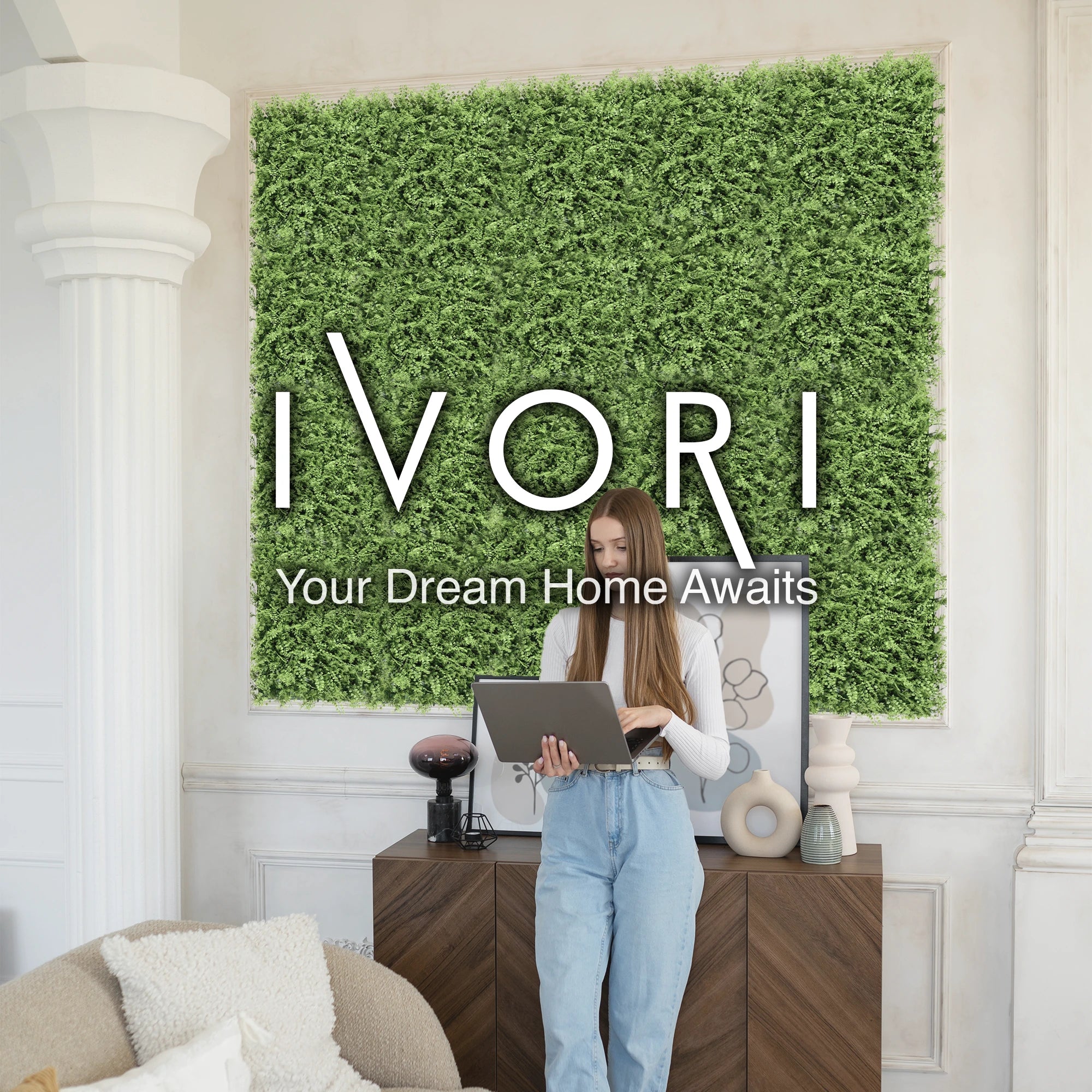 IVORI™ Fern Grass Panel (12 pc set)