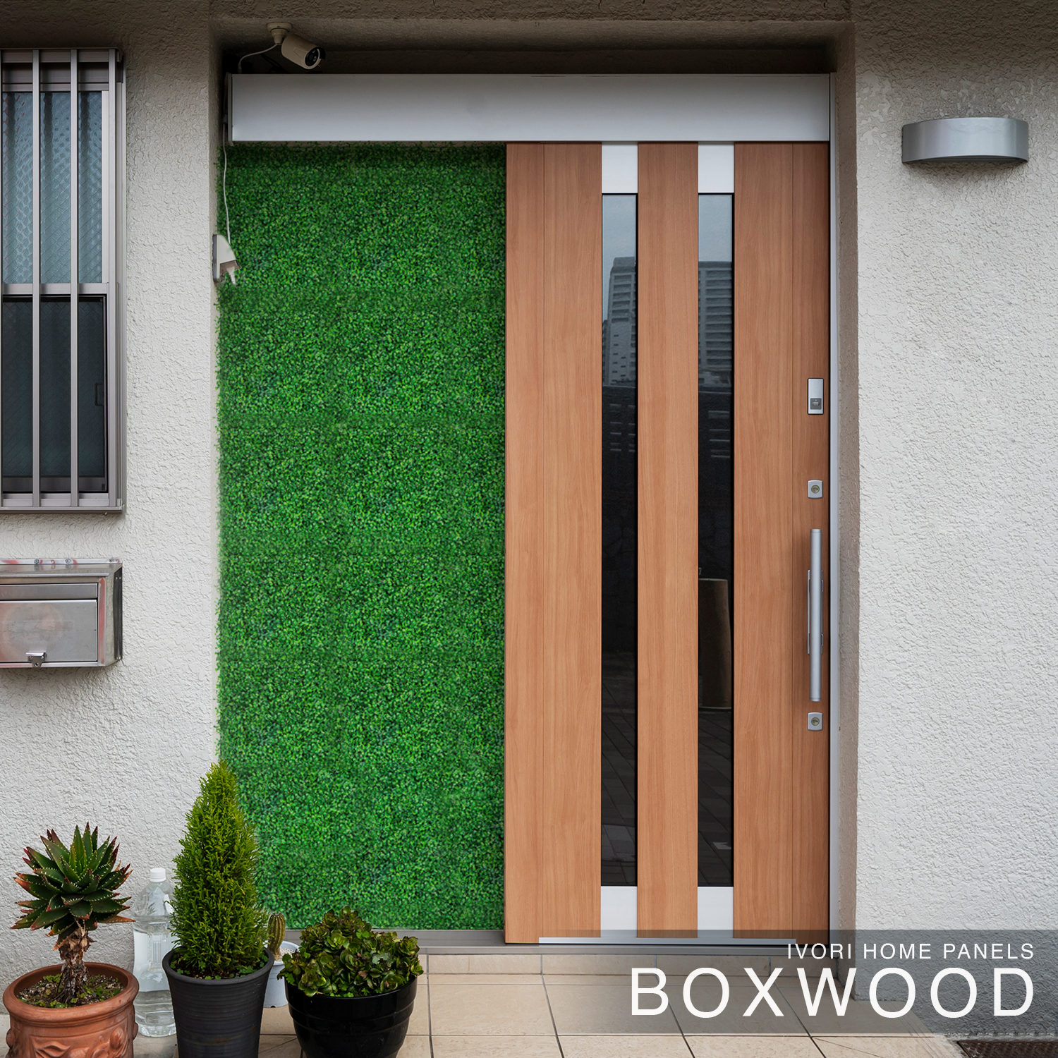 Boxwood Outdoor Wall Panel 20in x 20in Set of 12