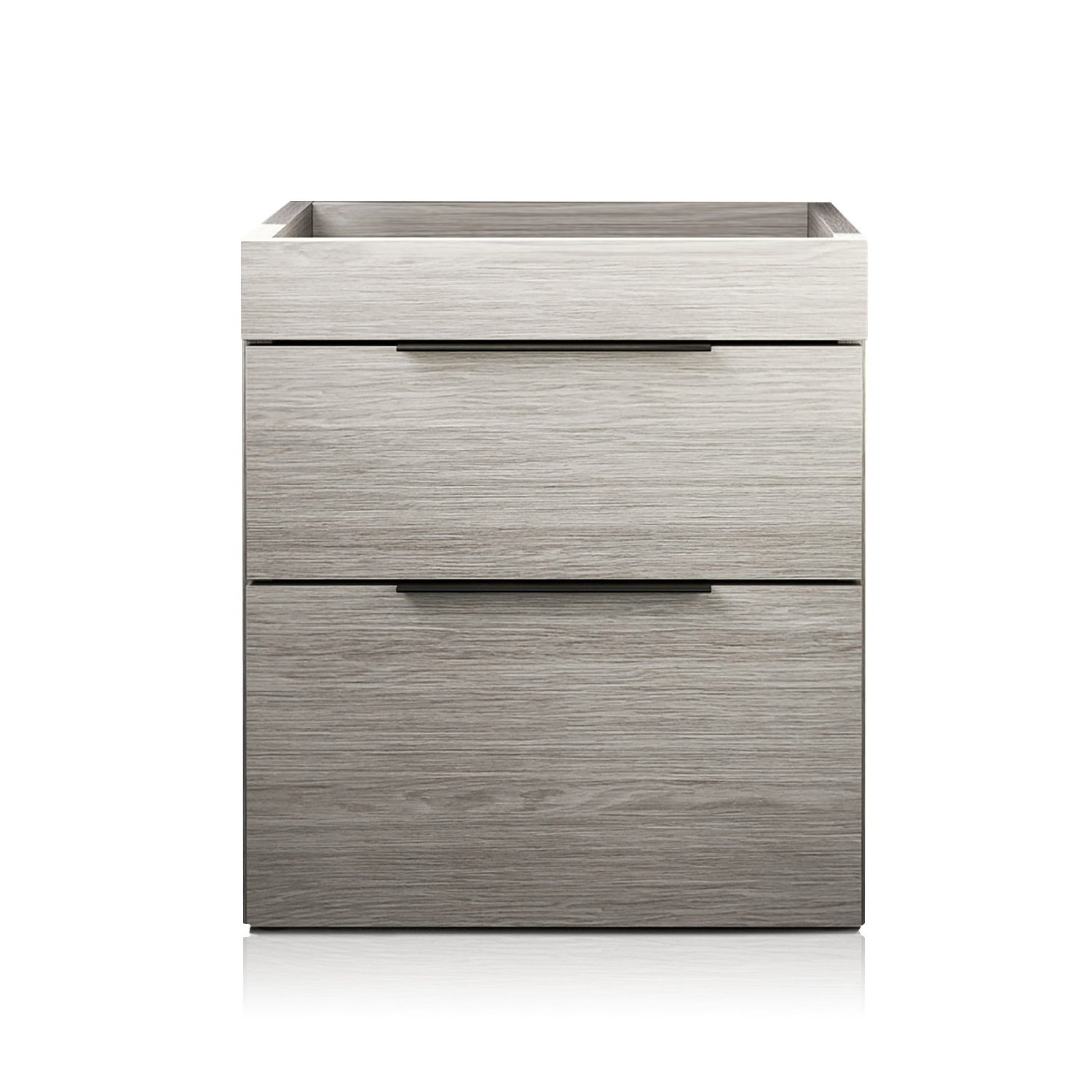 Larry Modern Double Drawer Nightstand