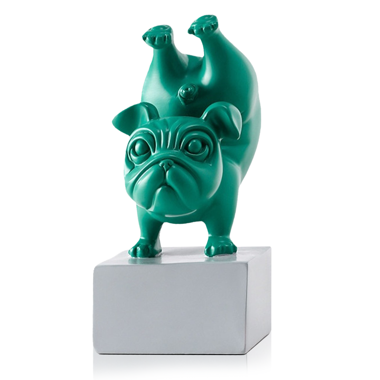 Yoga French Bulldog Statue