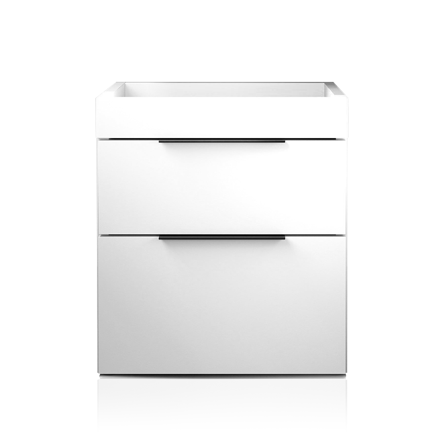 Larry Modern Double Drawer Nightstand