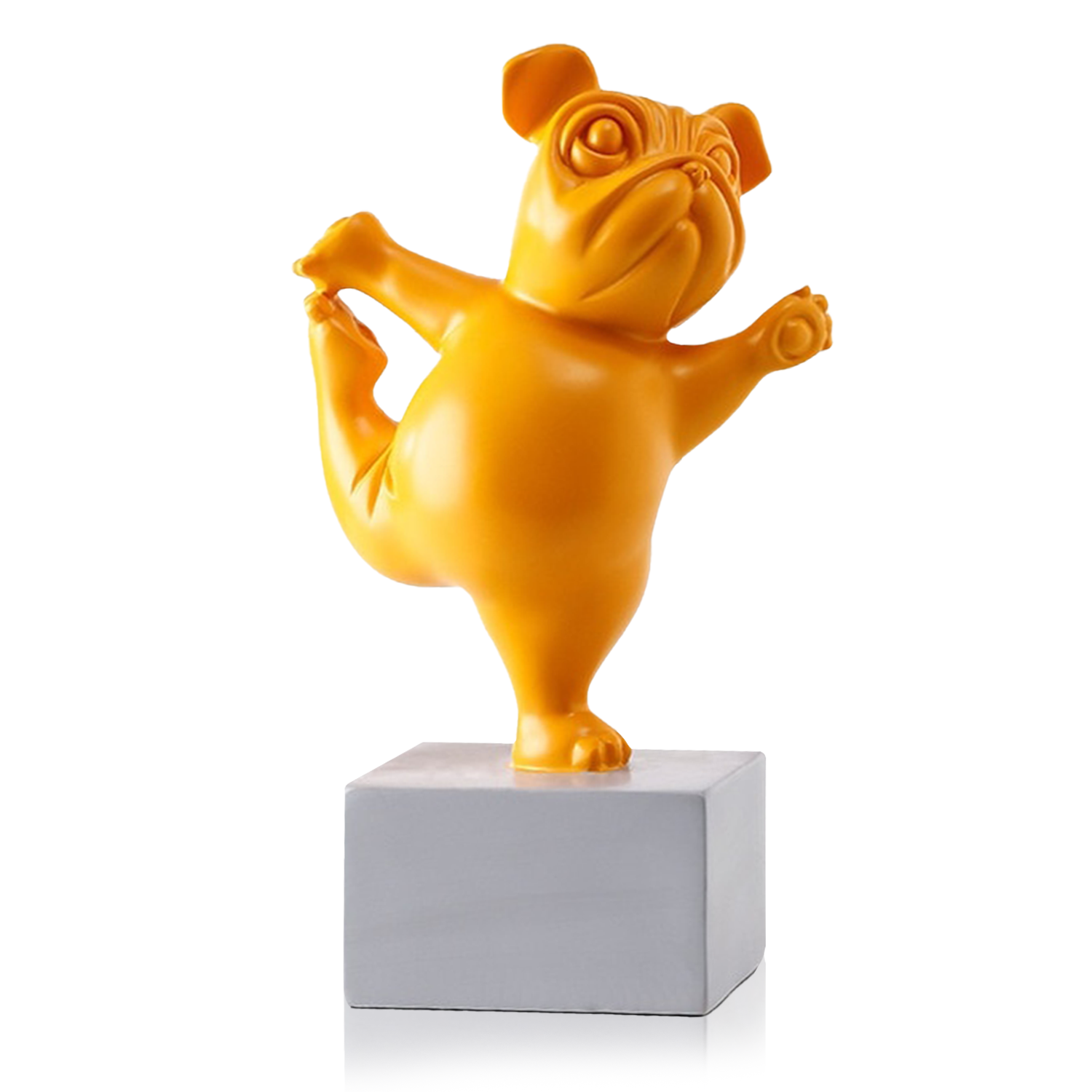 Yoga French Bulldog Statue