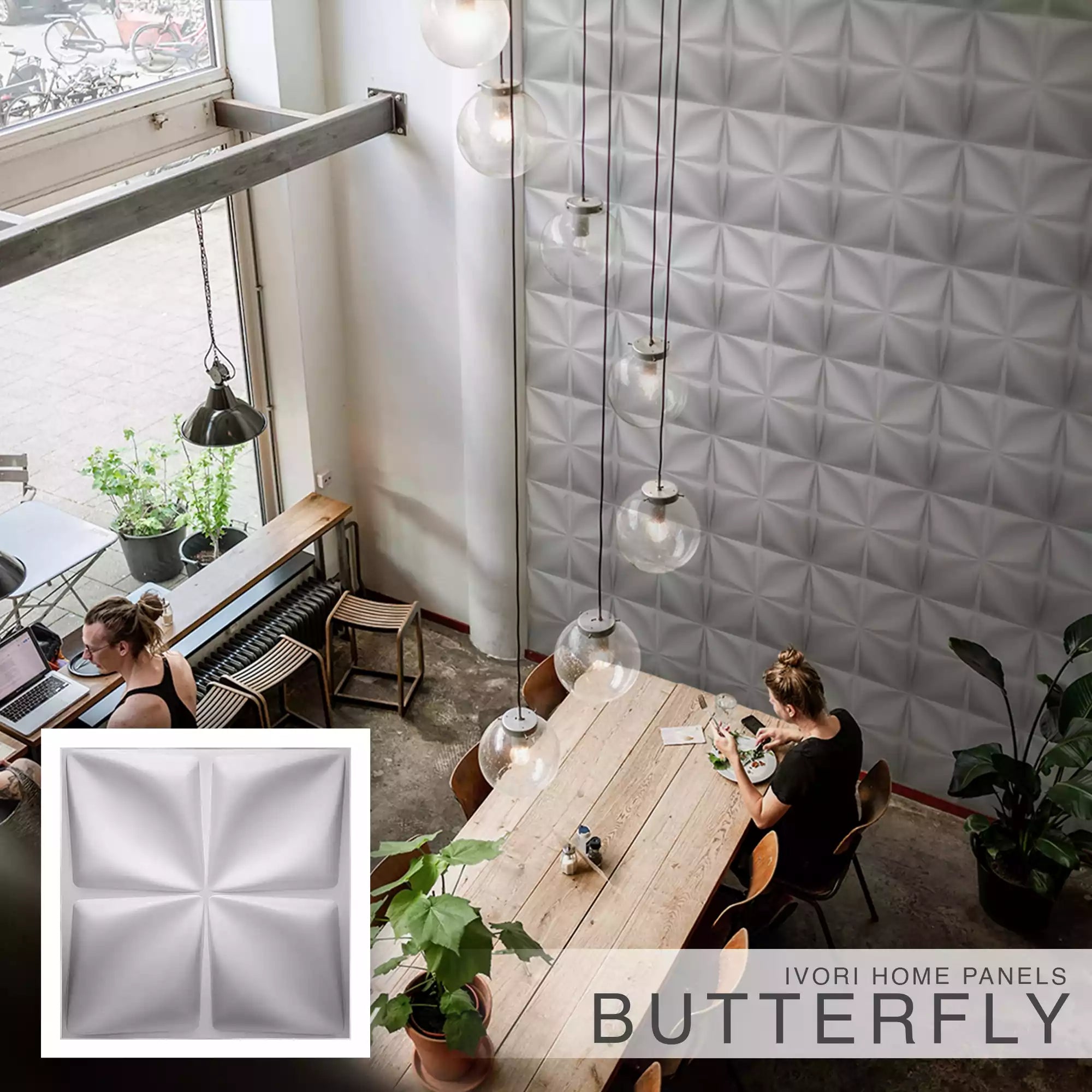 IVORI™ Butterfly Lux Wall Panel (12 pc set) – Ivori Home